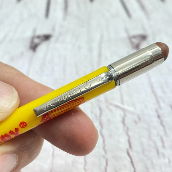 Vintage Scripto Mechanical Pencil YELLOW, made in canada - Picture 2 of 10